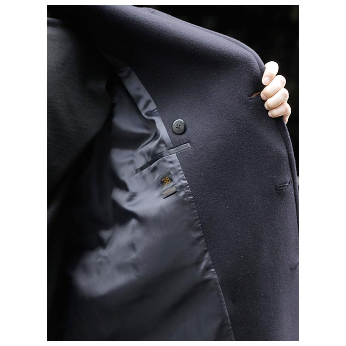 SCYE サイ ウール カシミヤ メルトン ダブル オーバーコート Wool