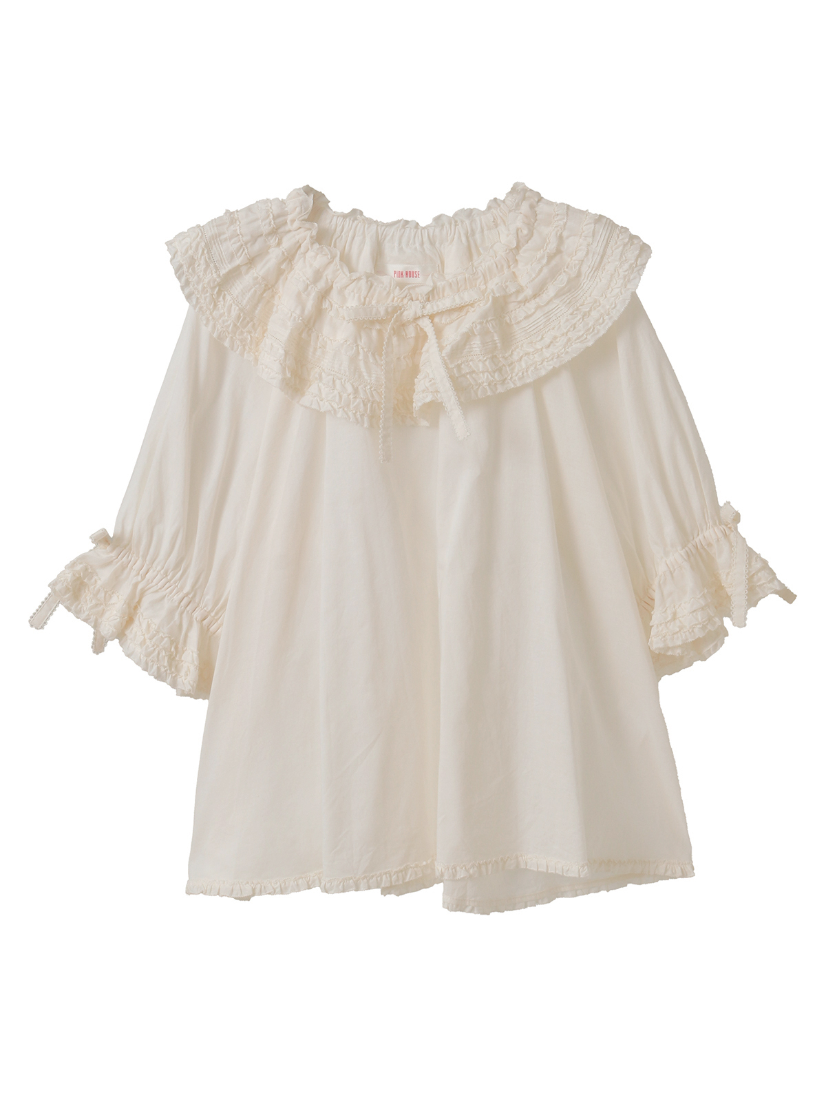 フリル襟付きブラウス｜ピンクハウスオフィシャルオンラインストア