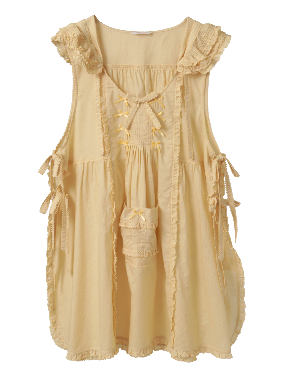 フリル使いローンタブリエ｜ピンクハウスオフィシャルオンラインストア