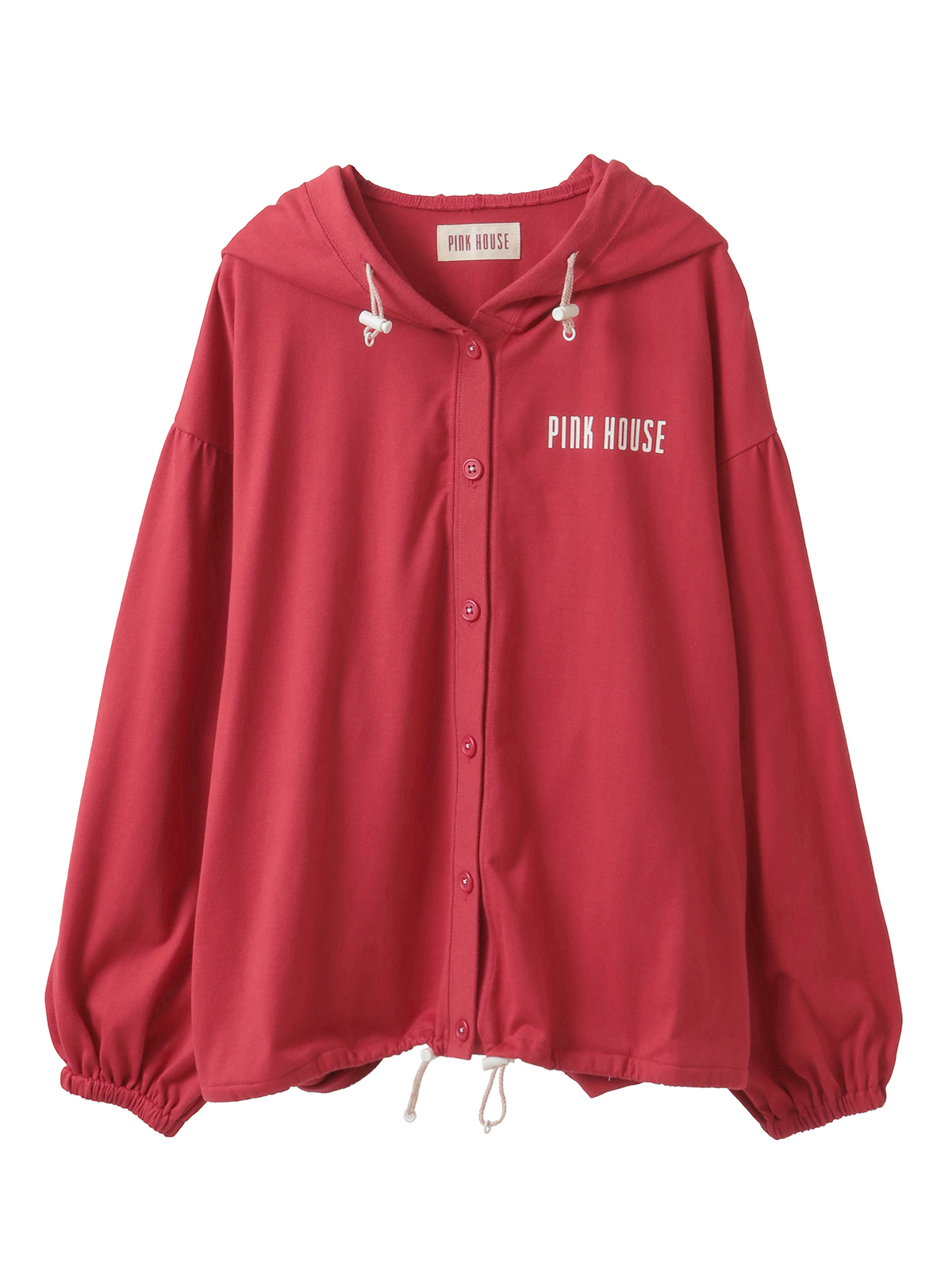 ロゴプリントフード付きカーディガン｜ピンクハウスオフィシャル