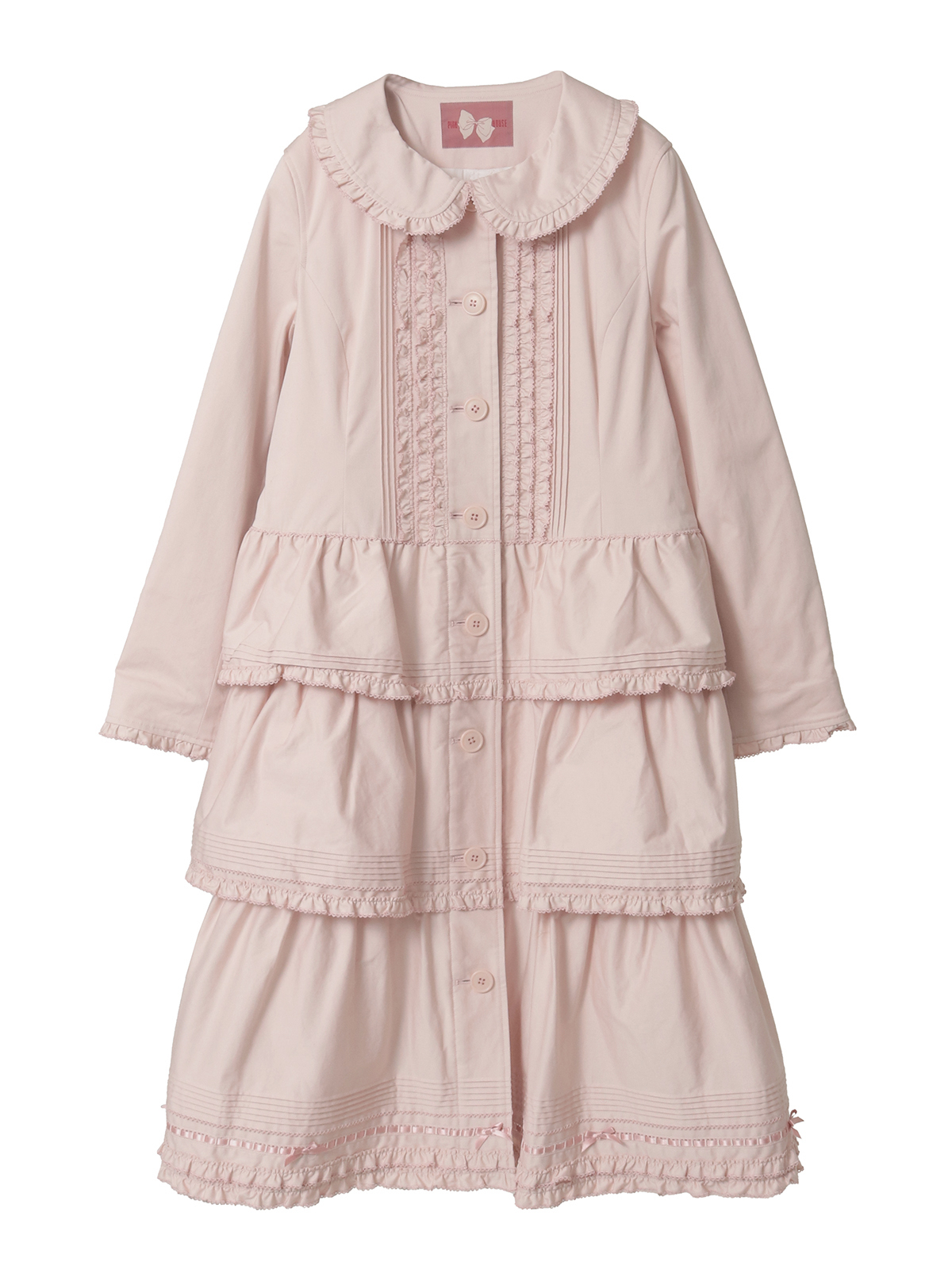 フリル使いティアードコート｜ピンクハウスオフィシャルオンライン