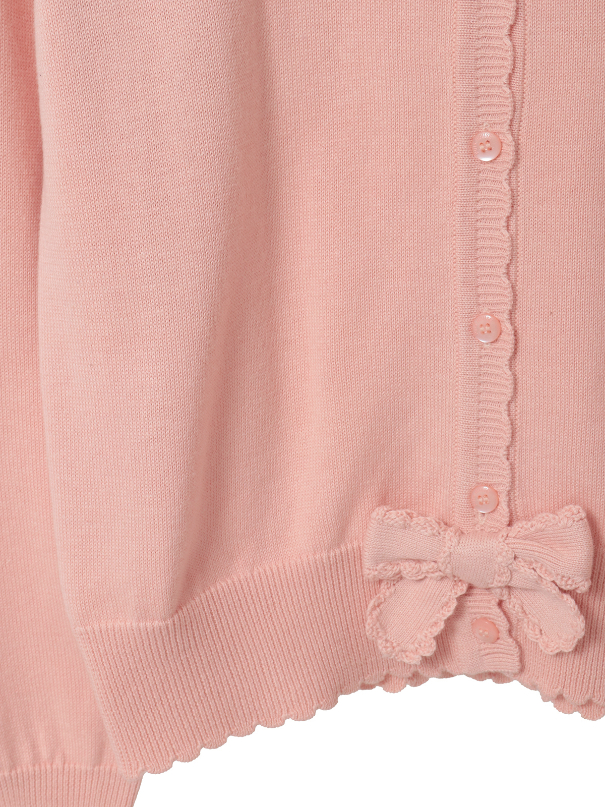 リボンモチーフ使いニットカーディガン｜ピンクハウスオフィシャル