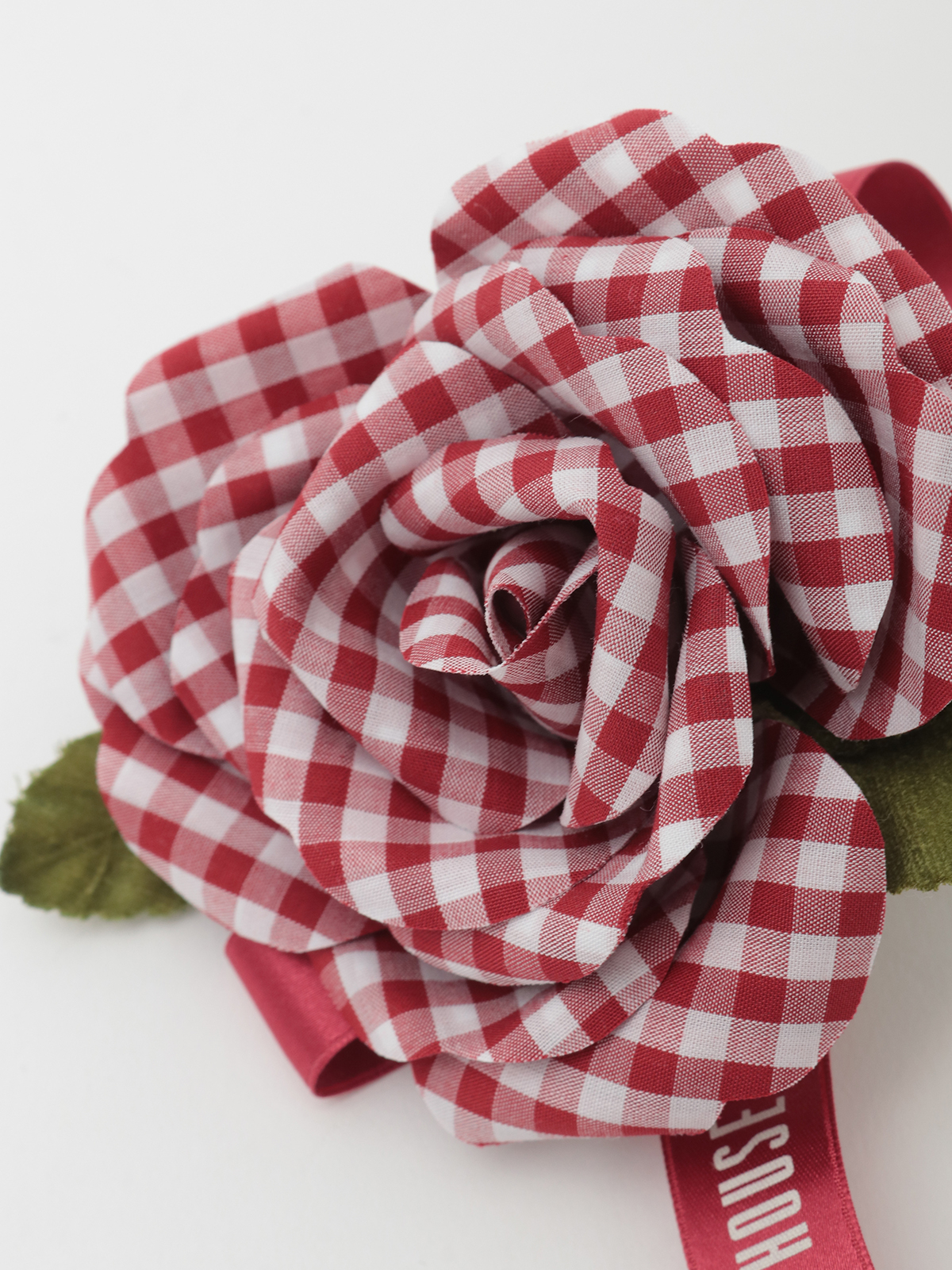 ギンガムチェックローズコサージュ｜ピンクハウスオフィシャル