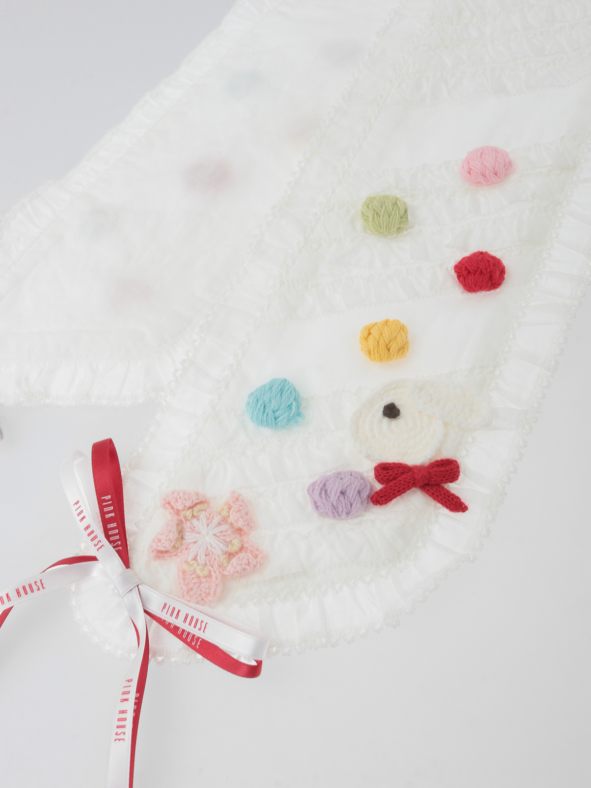 カラフルポップル付きサッシュリボン｜ピンクハウスオフィシャル