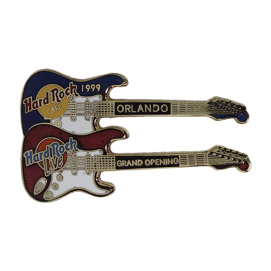 Hard Rock CAFE ギター ピンズ ハードロックカフェ ORLANDO 留め具付き
