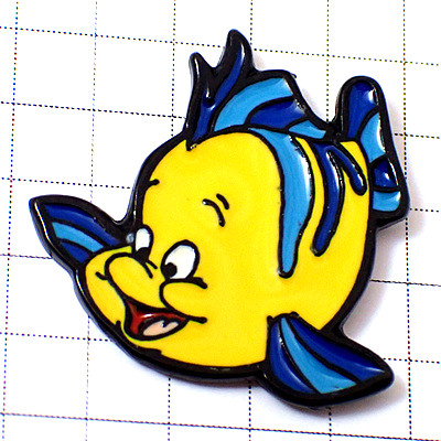 ピンバッジ・フランダー鯛リトルマーメイド魚ディズニー DISNEY THE