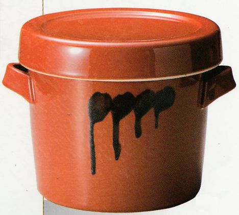 漬物や梅干しの保存容器に陶器のかめ 激安 ＜ 【山口陶器店】縁起置物