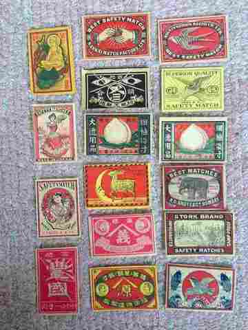 戦前大判マッチラベル(写真外含め 300枚） 2026年最新】戦前 マッチ