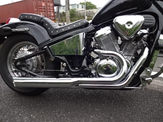 スティード400、マフラー交換（シンセリティワークスの作業実績 2019