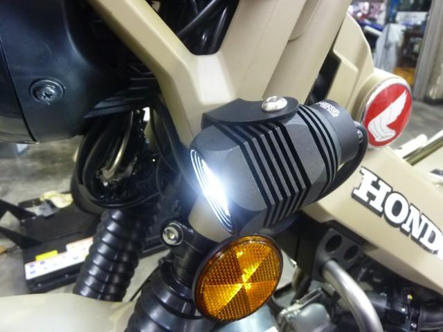 CT125ハンターカブ SP武川フォグランプ取り付け（昭和ホンダ