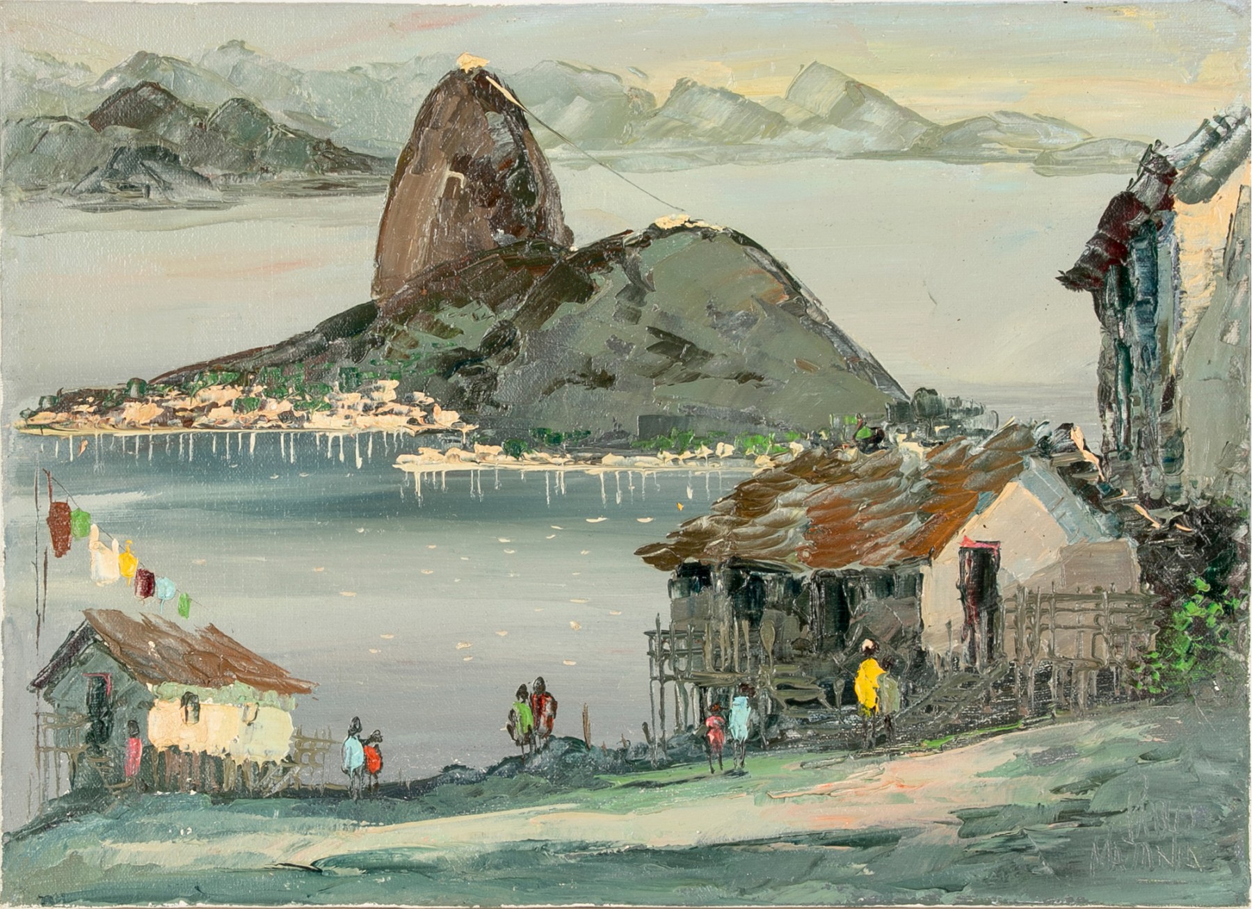 Pablo Matania (Brazil, B. 1936) Oil On Canvas - Unframed #152796