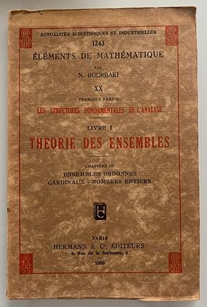 Theorie Des Ensembles by Bourbaki - AbeBooks