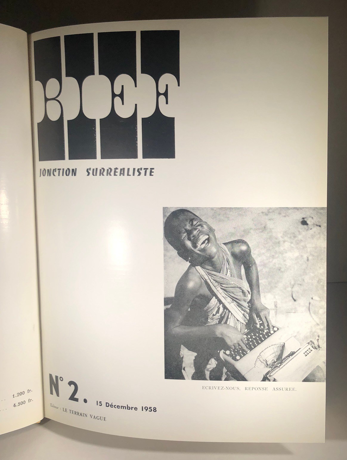 BIEF jonction surréaliste Volume 1-12 BIEF Jonction Surréaliste. n
