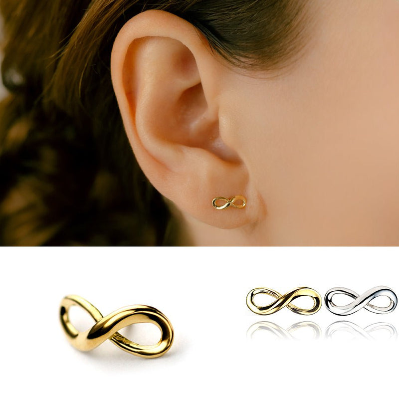 インフィニティ ボディピアス│K18・プラチナ 軟骨ピアス