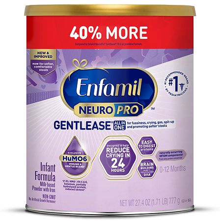 Enfamil Gentlease Infant Formula Powder Can | Walgreens