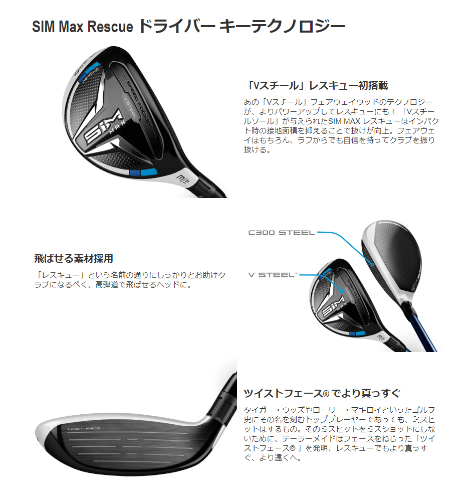 日本正規品】 テーラーメイド(TaylorMade) SIM MAX(シムマックス