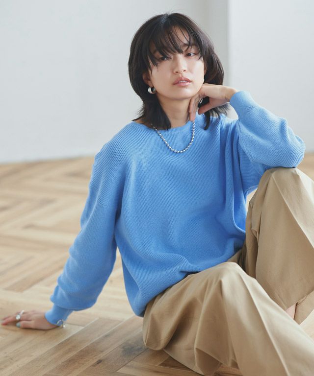 RASW]綿100%クルーネックニット | 【公式】Pierrot（ピエロ