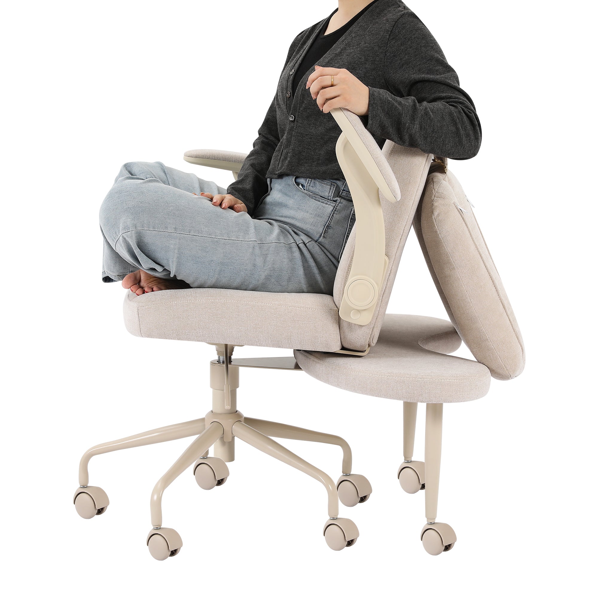 Pipersong Meditation Chair, Cross Legged Office Desk Chair