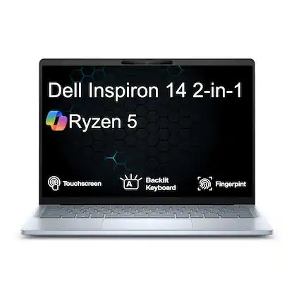 Dell Inspiron 14 2 in 1 Laptop 14.0 WUXGA Display (Ryzen 5 8640HS