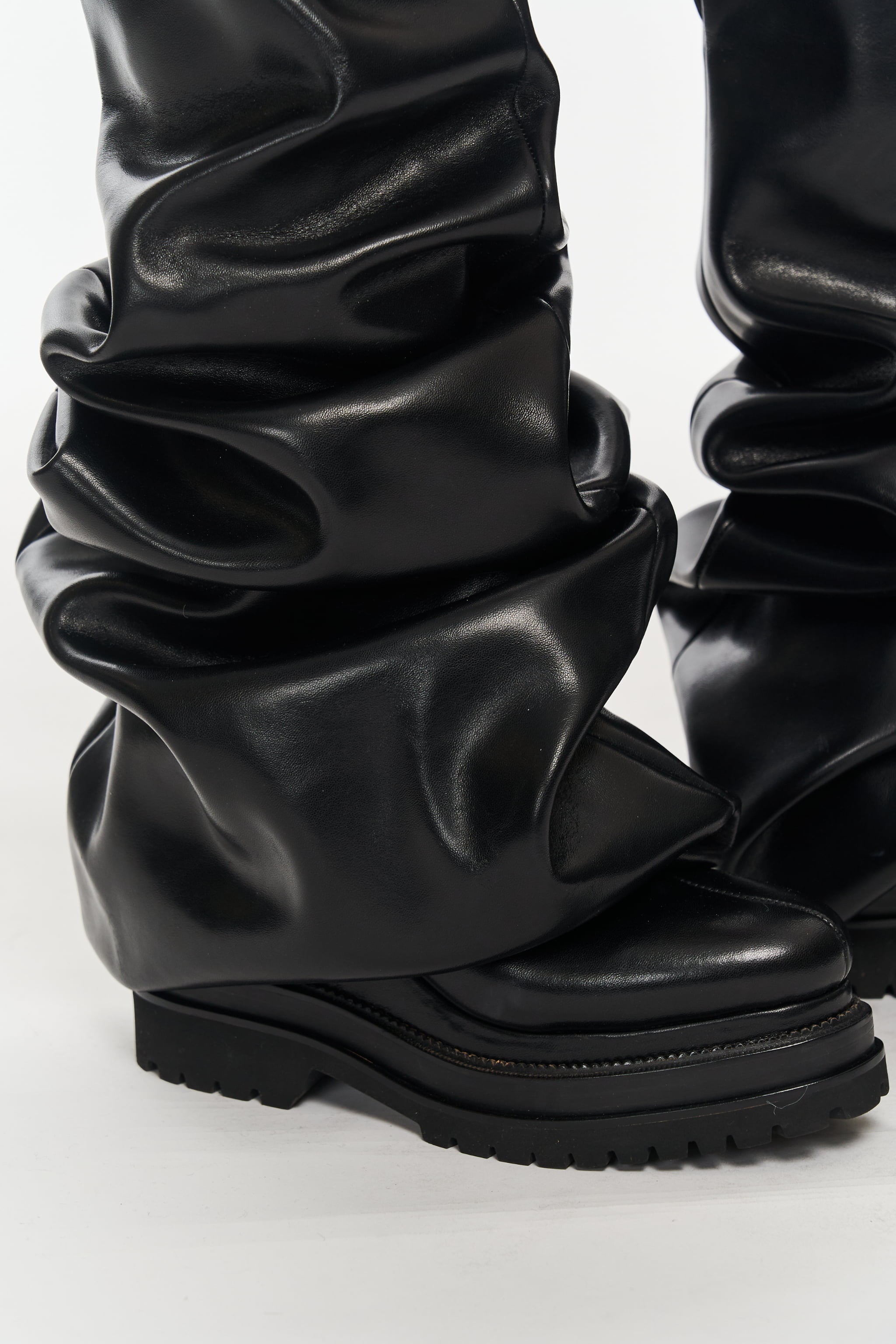 Melted Wedge Boots – POOLDE