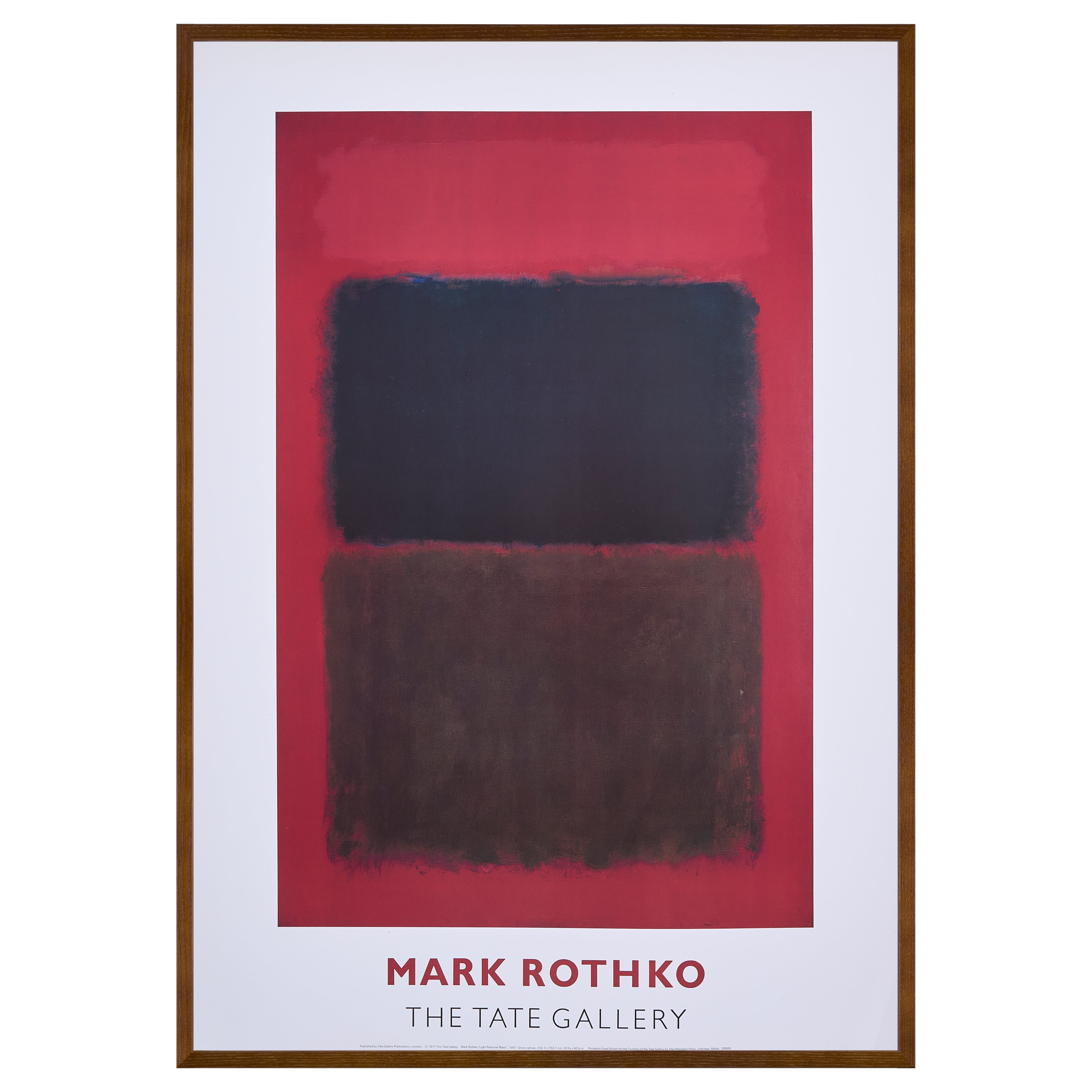 限定10枚】Mark Rothko - THE TATE GALLERY 1971 / マーク・ロスコ