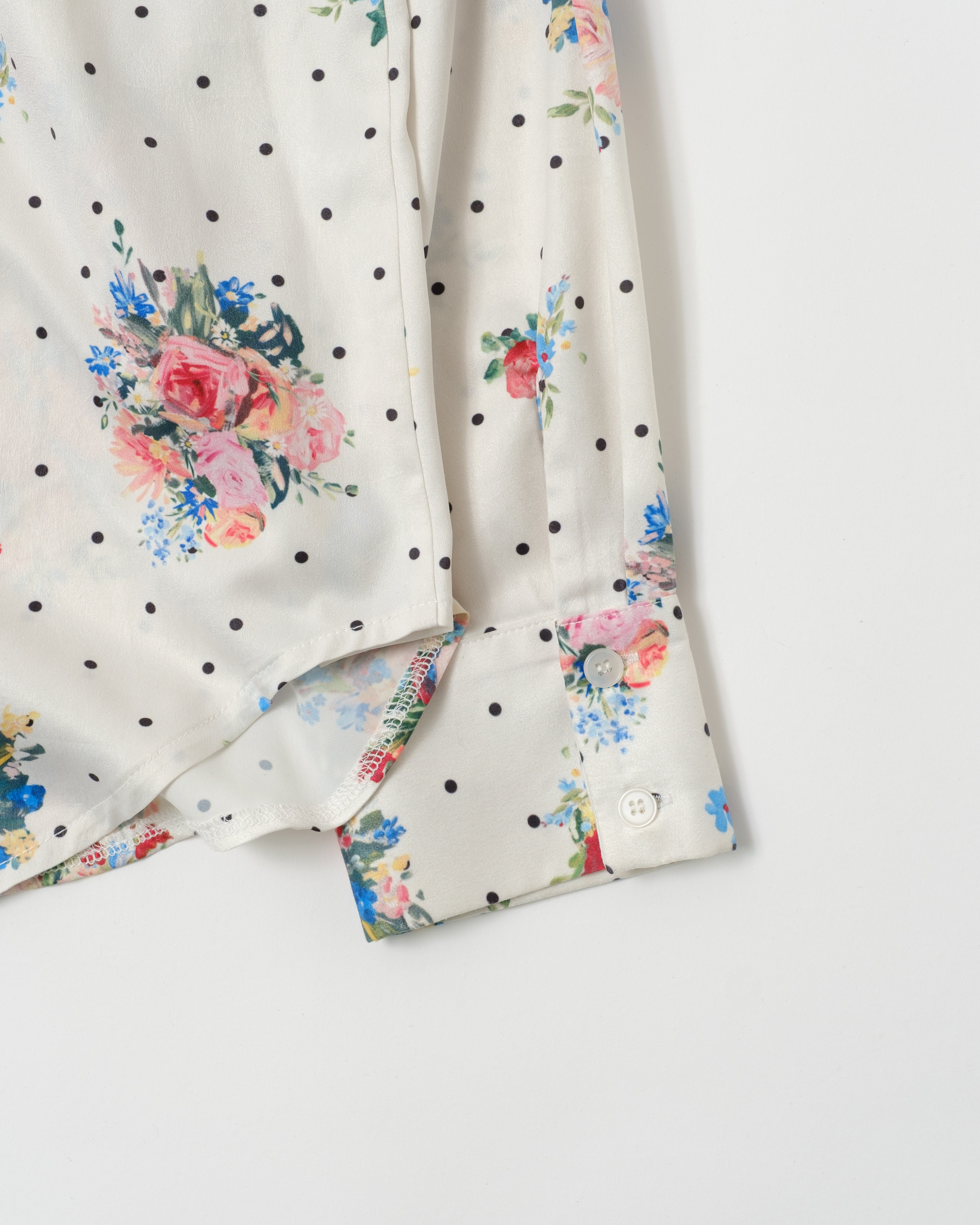 Dot flower shirt