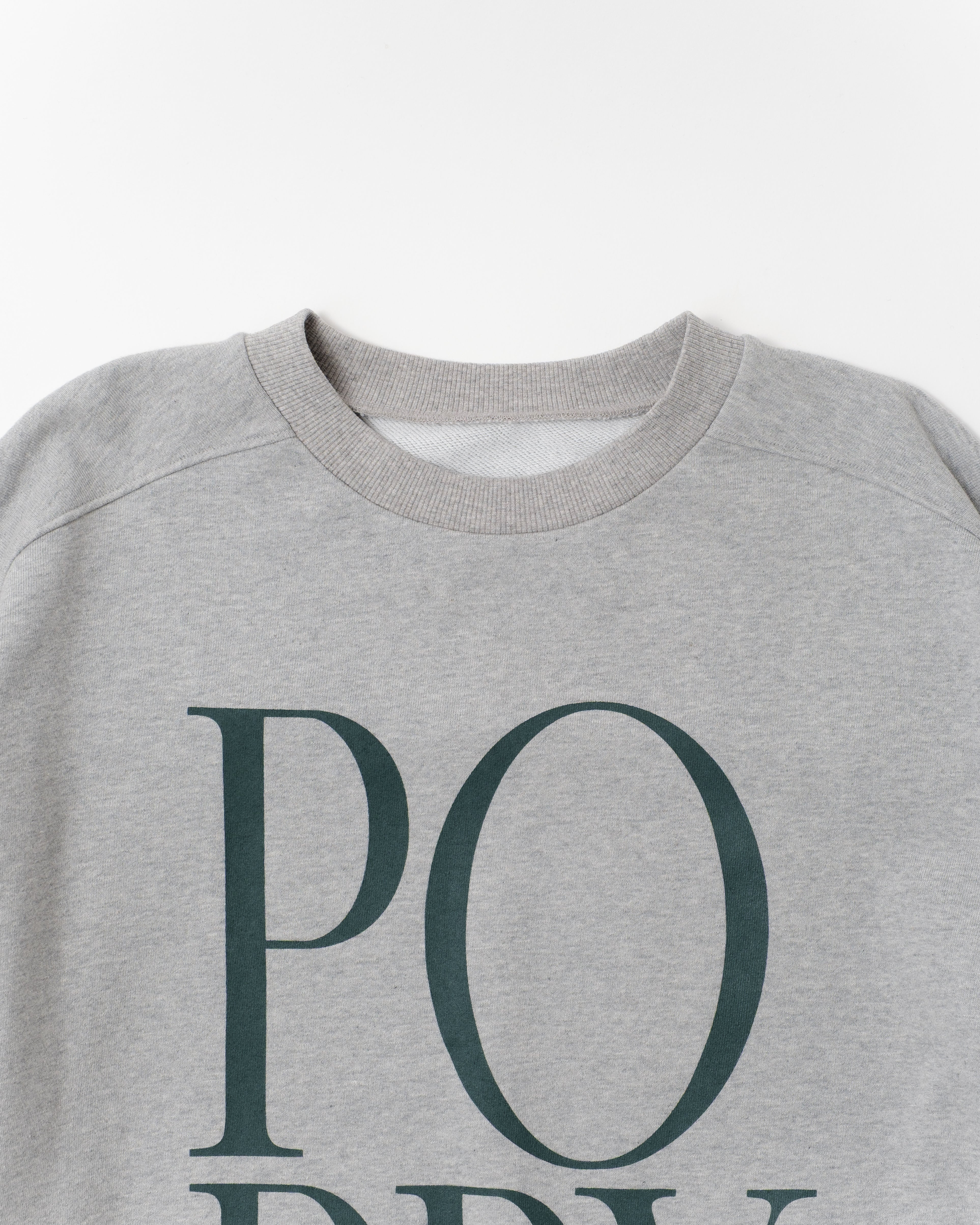 Gather sleeve sweatshirt