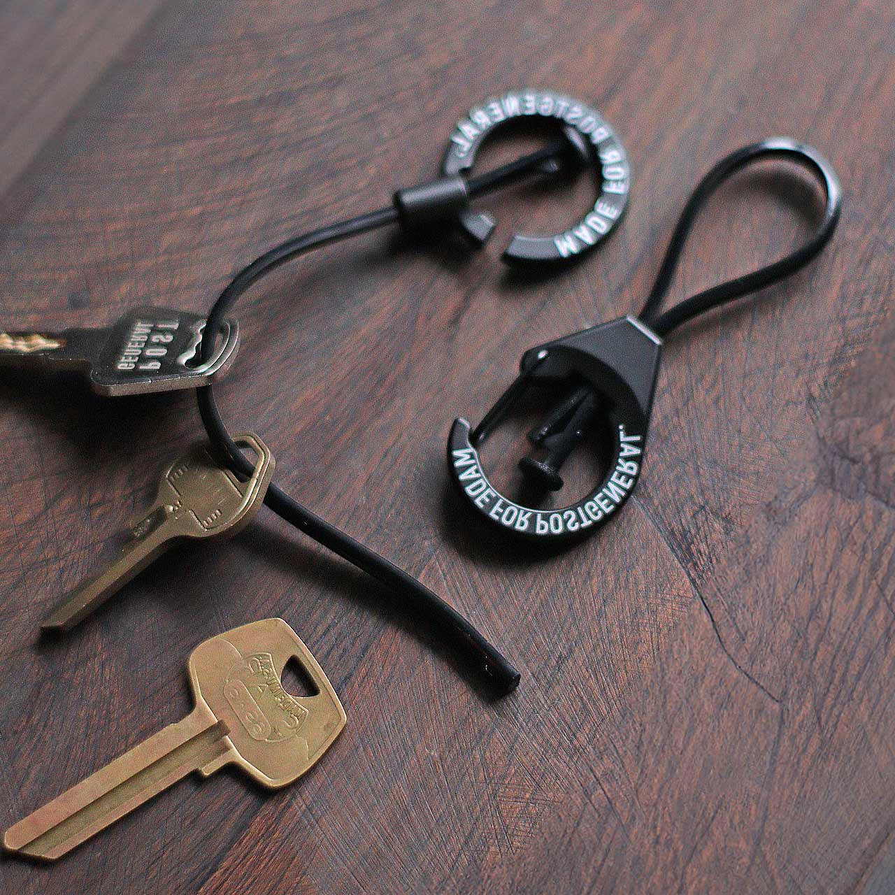 ZINC ALLOY KEY RING CARABINER / ジンクアロイ キーリング カラビナ