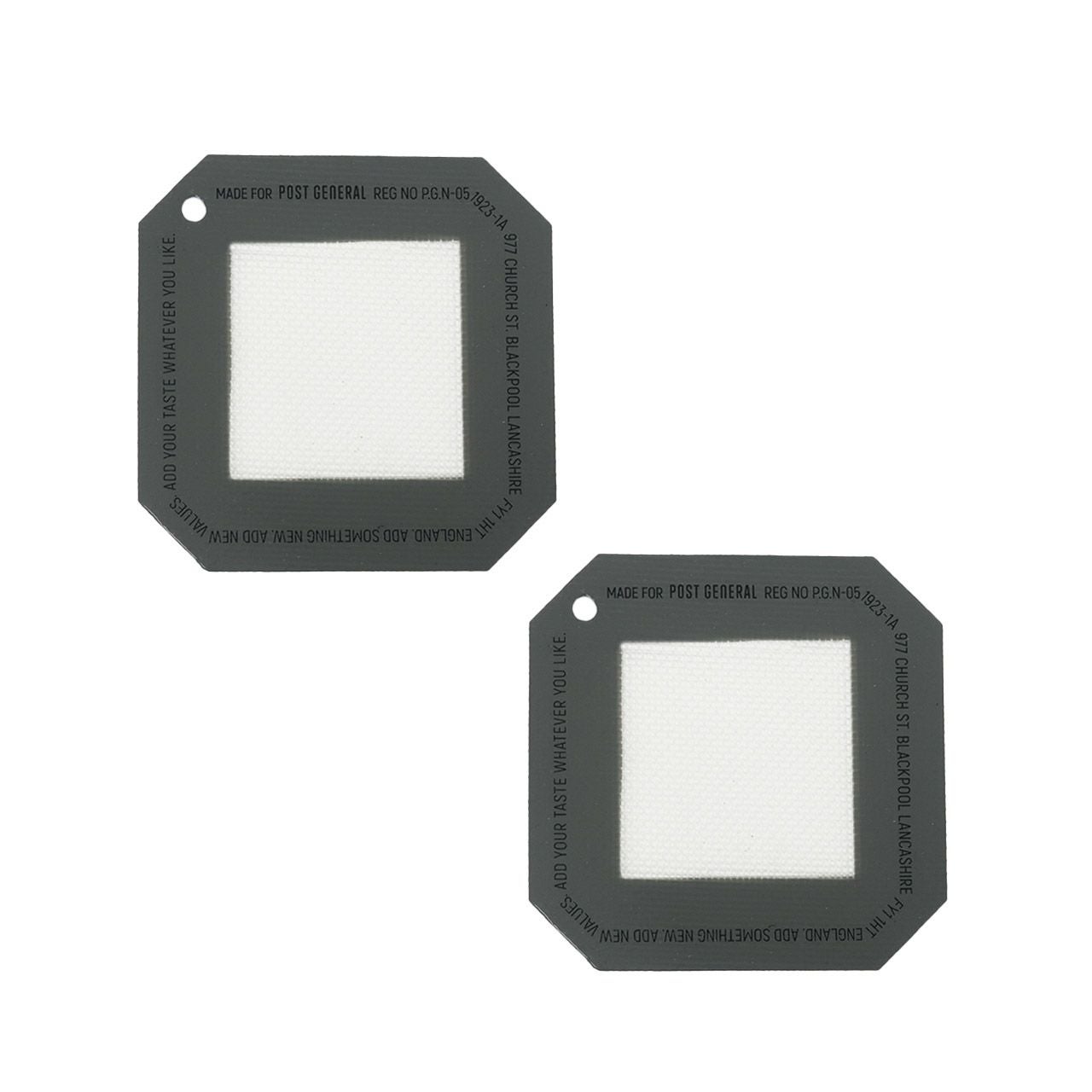 SILICONE COASTER -PACK2- / シリコンコースター パックツー - BLACK