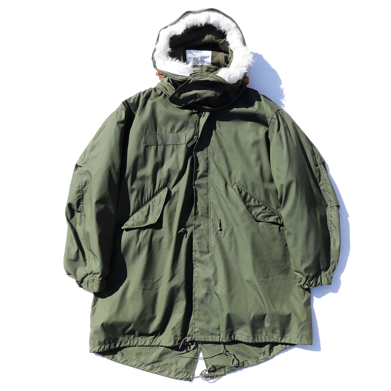 POST JUNK / 80's U.S. ARMY M-65 Fishtail Field Parka Full Set [NOS