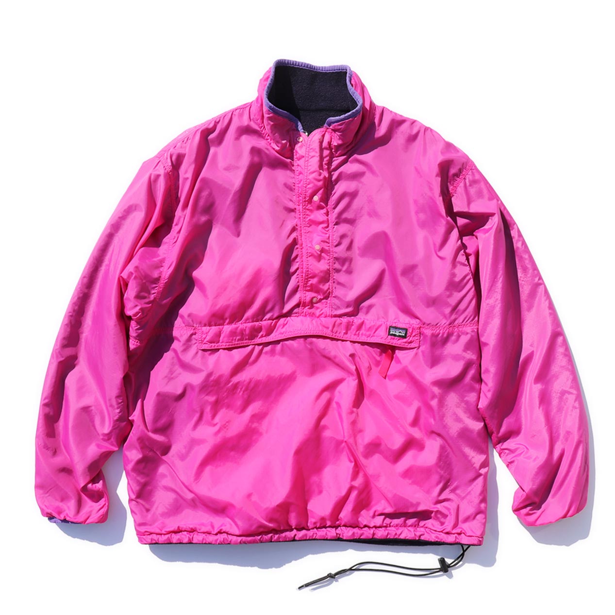 POST JUNK / 80's PATAGONIA USA製 ピンク×ネイビー グリセードプル