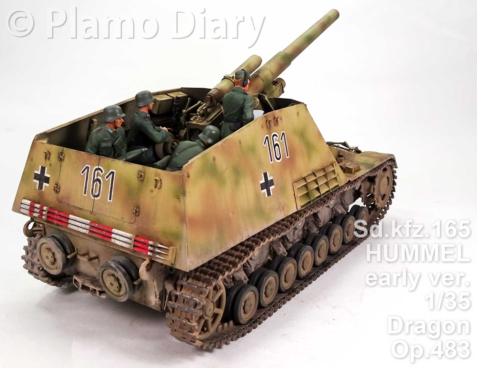 プラモ日記 » ドイツ・15cm自走重榴弾砲フンメル初期型 その24 完成!