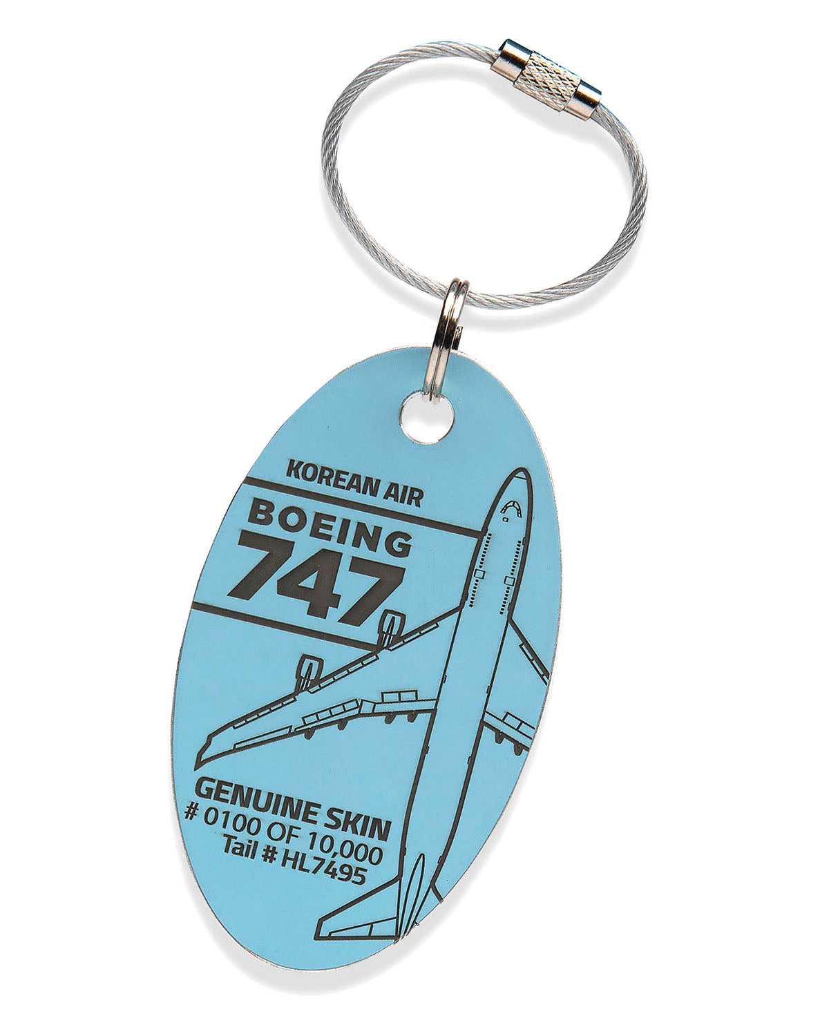 Korean Air Boeing 747 PlaneTags HL7495 – MotoArt PlaneTags