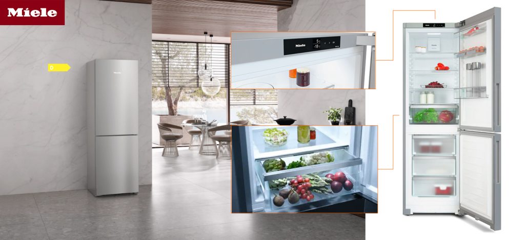 ミーレから15年ぶりのフリースタンディング冷凍冷蔵庫が登場