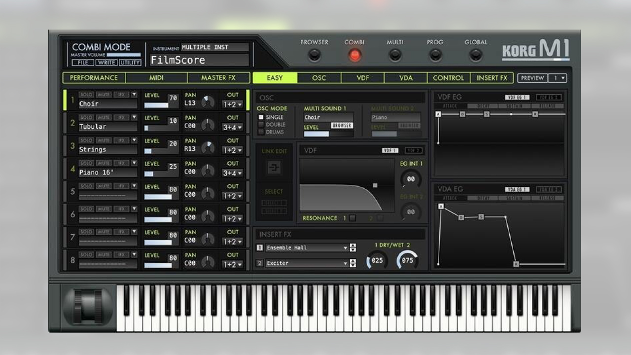 50%オフ】90年前後にヒットしたロングセラーシンセKORG『M1』がセール