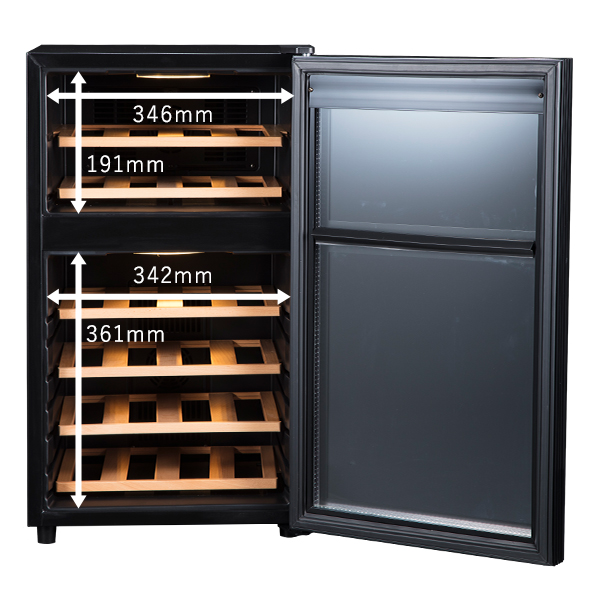 24ボトル BWC-024P | ワインセラー PlusQ（プラスキュー）公式サイト