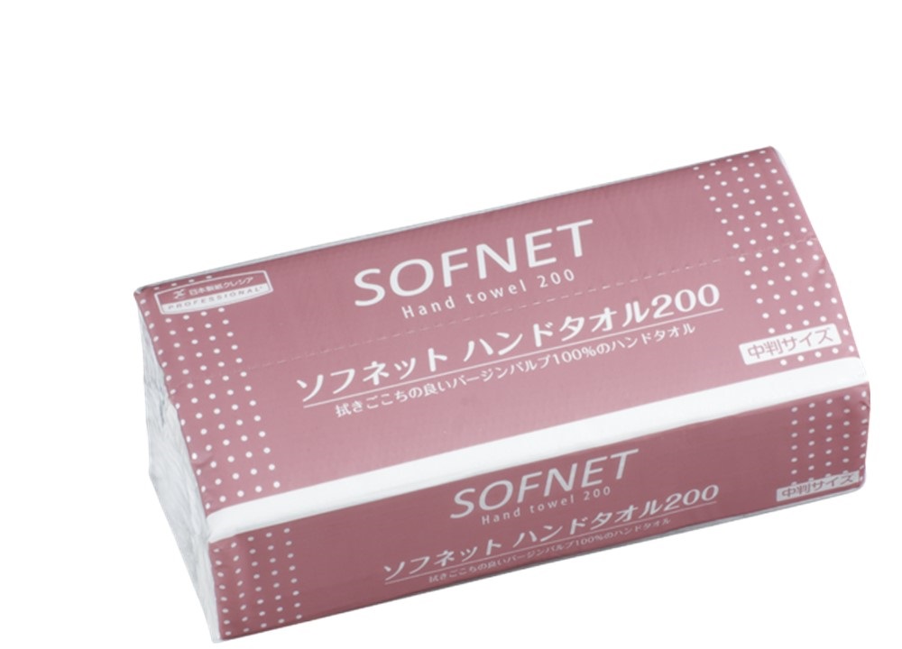 ソフネット ハンドタオル200 中判