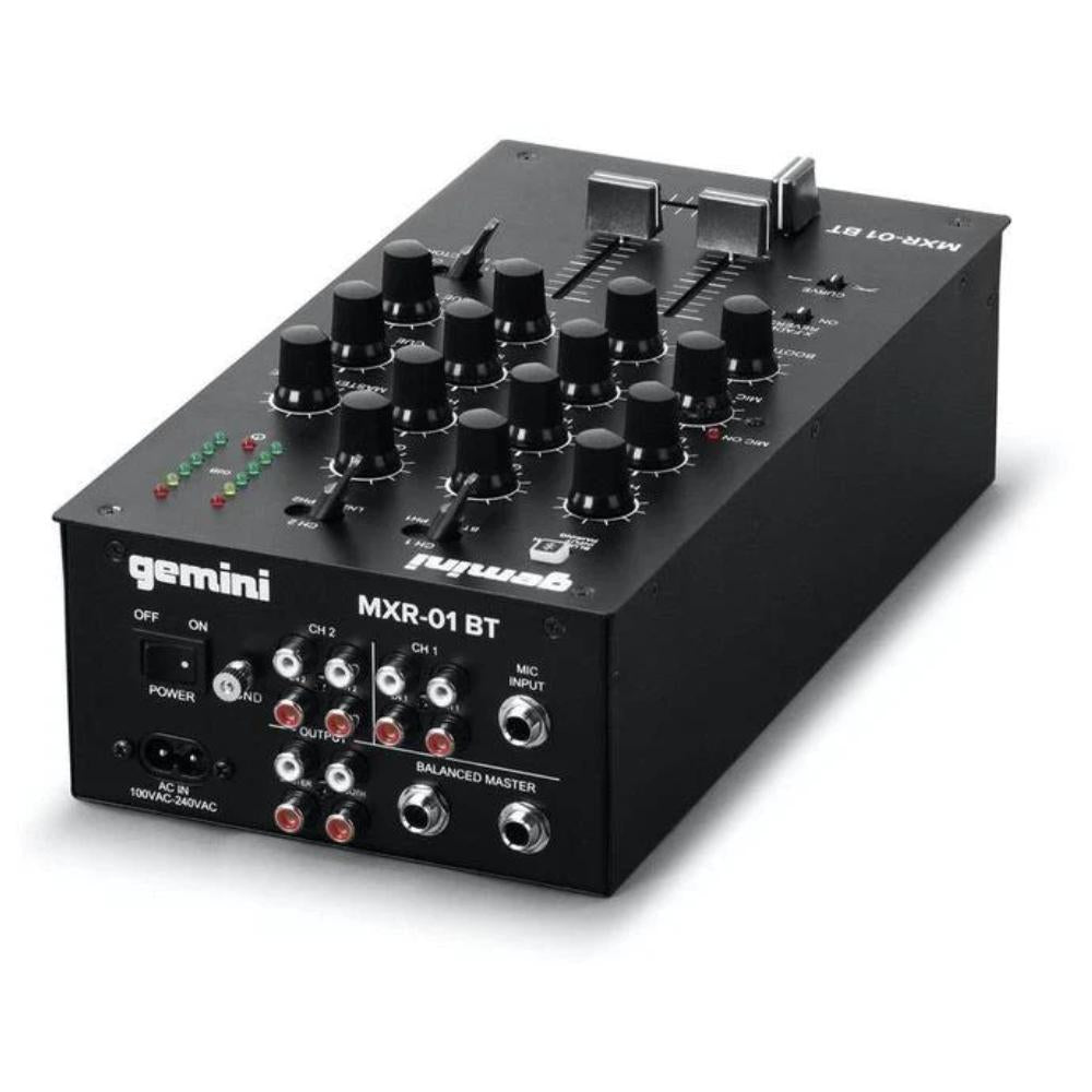 Gemini MXR-01BT Mezclador DJ 2 Canales con Bluetooth – Promusic