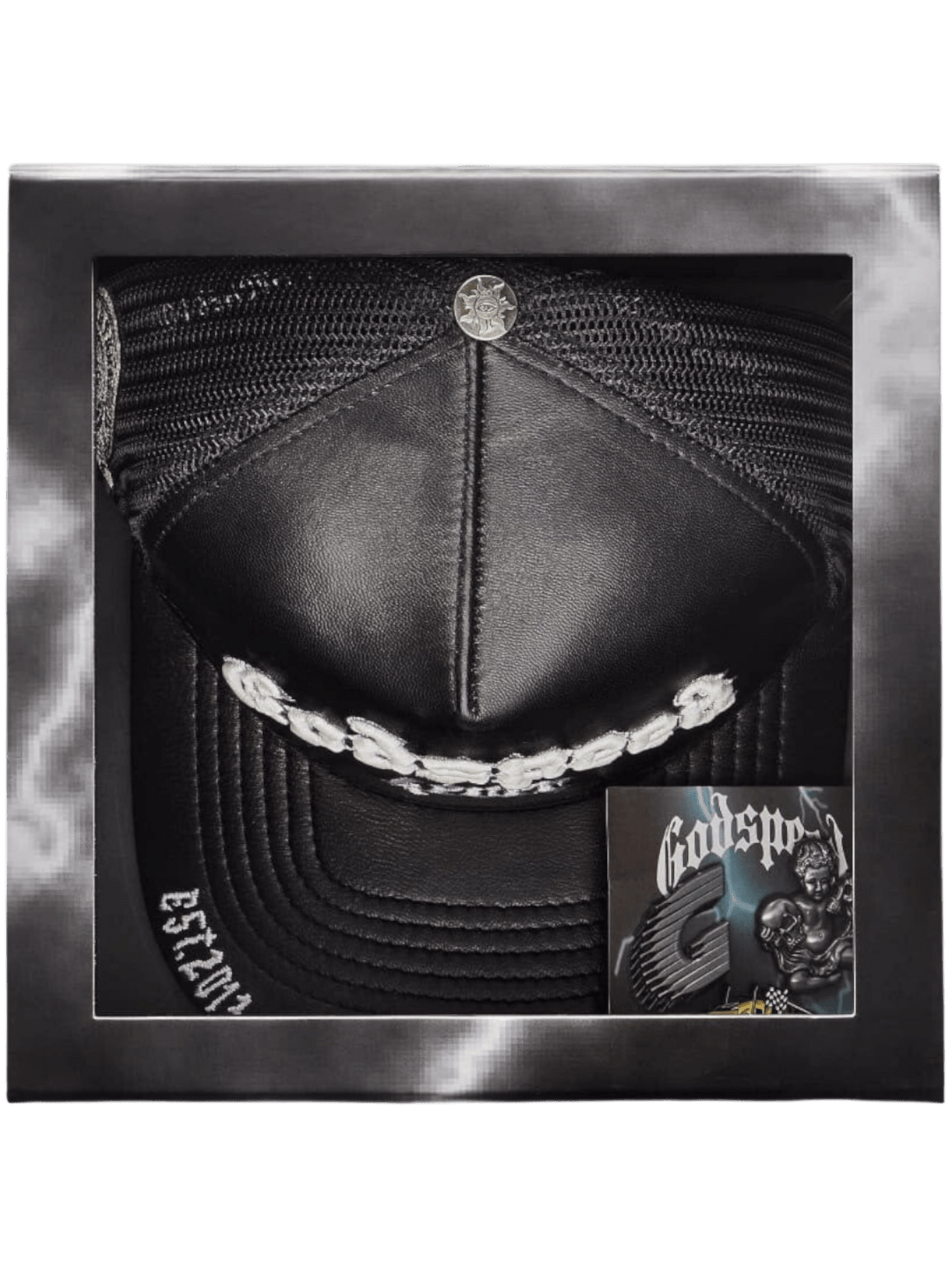 Godspeed Gs Forever Premium Leather Trucker Hat Black - Probus