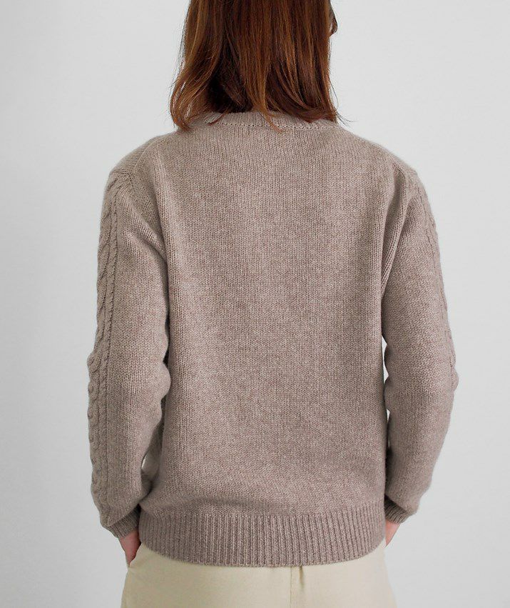 カシミヤ100％ケーブル柄セーター | Milestone公式オンラインストア