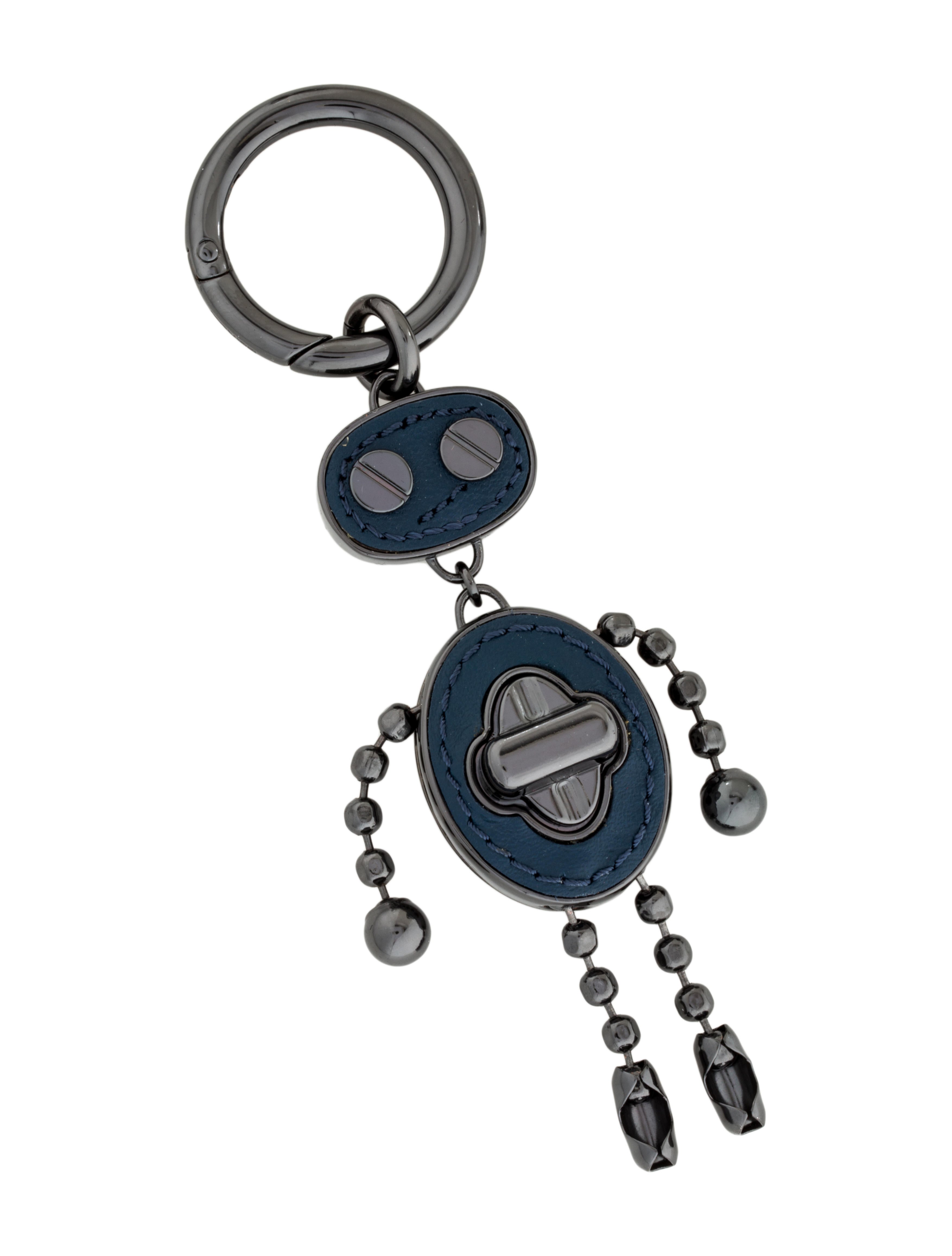 Coach Robot Keychain - Blue Keychains, Accessories - CCH20675