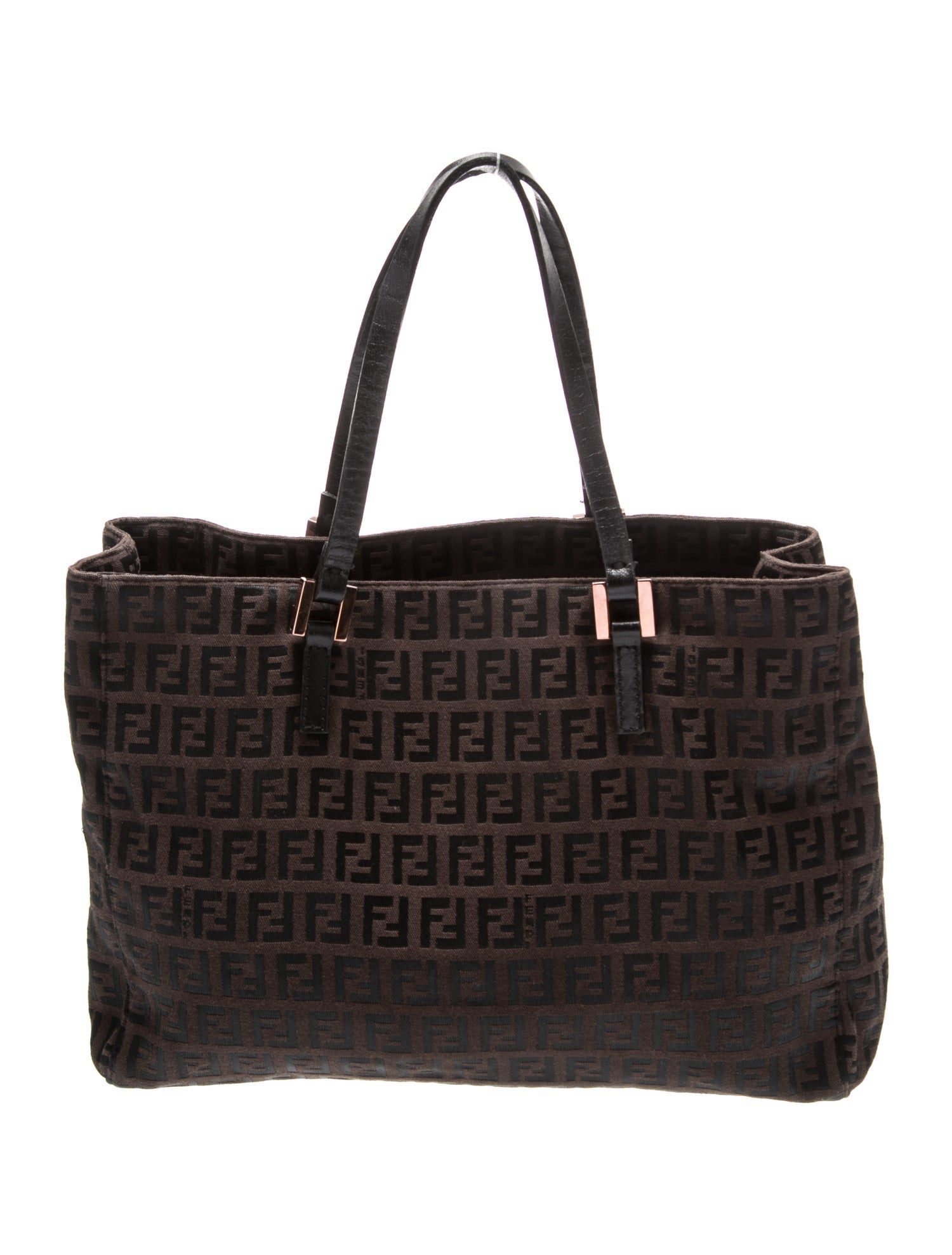 Fendi Denim Zucchino Oyster Bag - Blue Shoulder Bags, Handbags