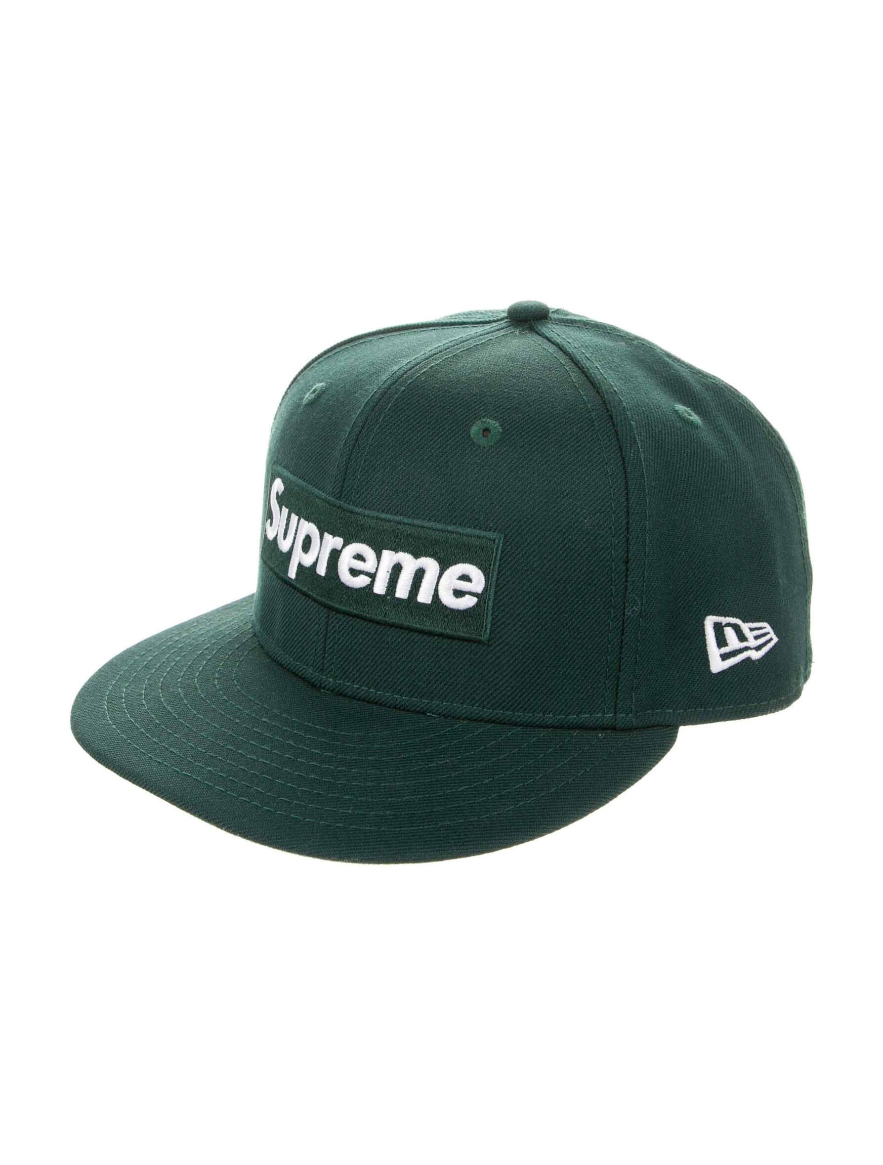 New Era x Supreme World Famous Box Logo New Era - Green Hats