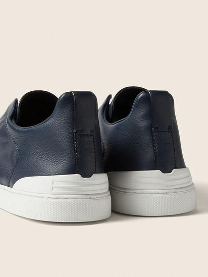 Blue Triple Stitch™ SECONDSKIN Sneakers FW25 36185702 | Zegna US