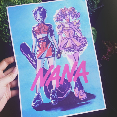 nana komatsu shojo osaki print fanart