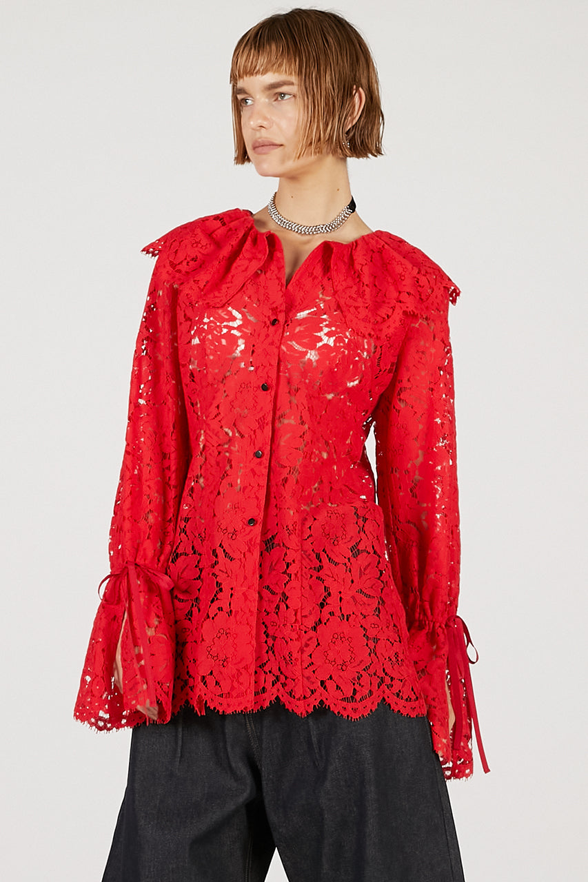 Scallop Lace Blouse - PRE ORDER