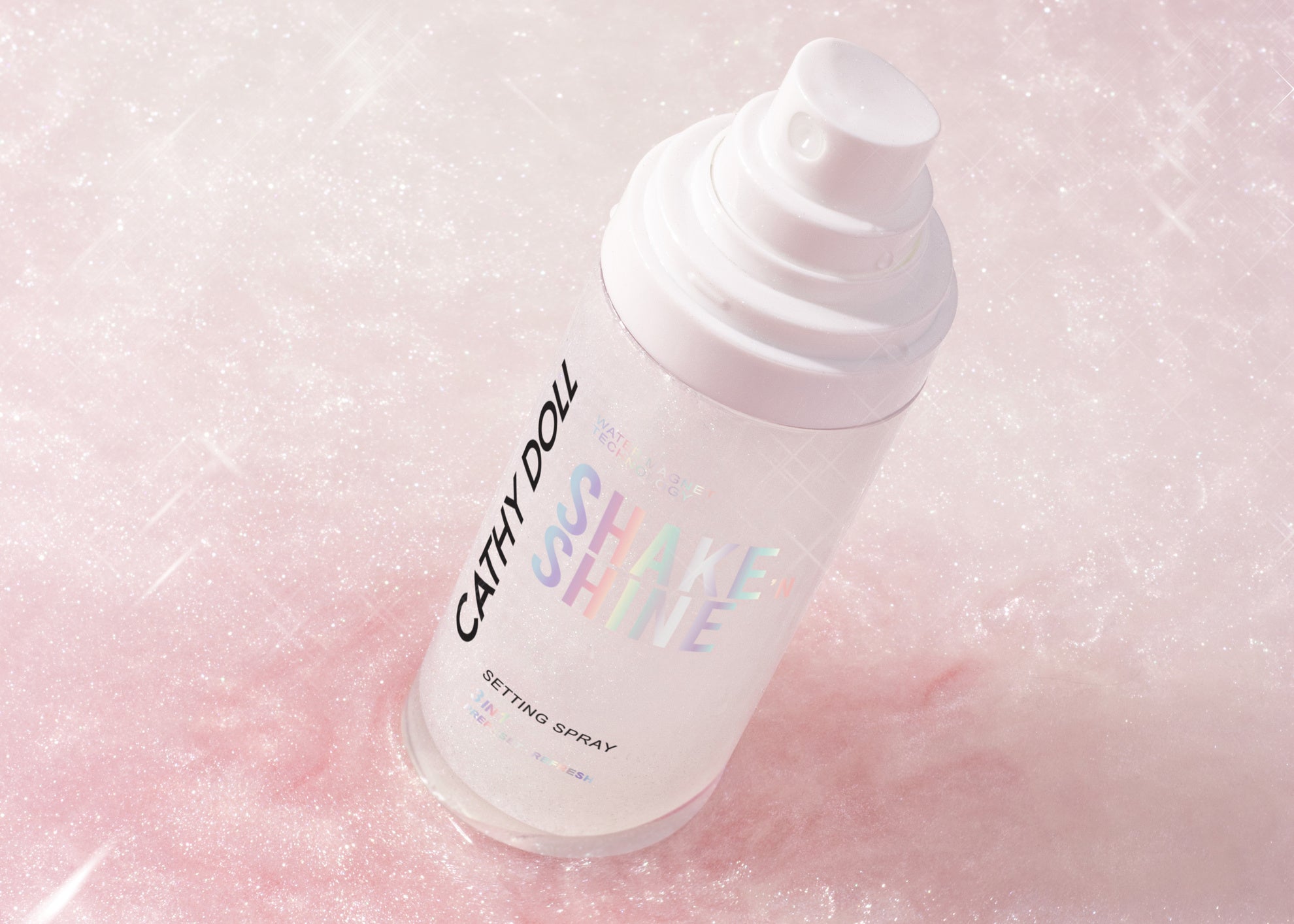 キャシードール】フィックスミスト界にラメ革命！映え肌キープ「Cathy