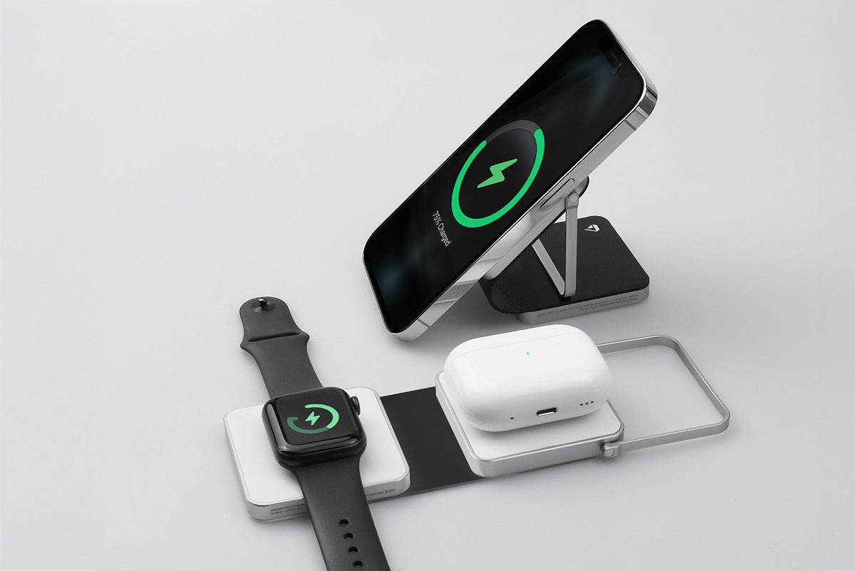 HACRAY、超小型・超軽量の折りたたみ充電器「2in1ワイヤレス充電