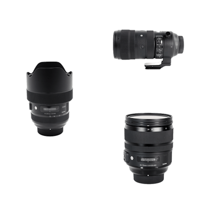 レンタル - 【本気セット】SIGMA F2.8通しズームレンズコンプリート