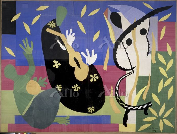 アンリ・マティス 王の悲しみ インテリアアート1952 マット台紙 アンリ